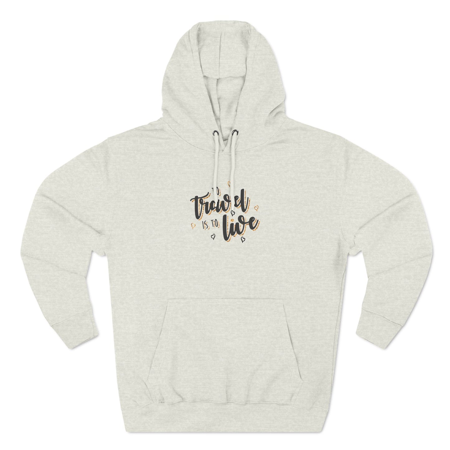 Three-Panel Fleece Hoodie To Travel