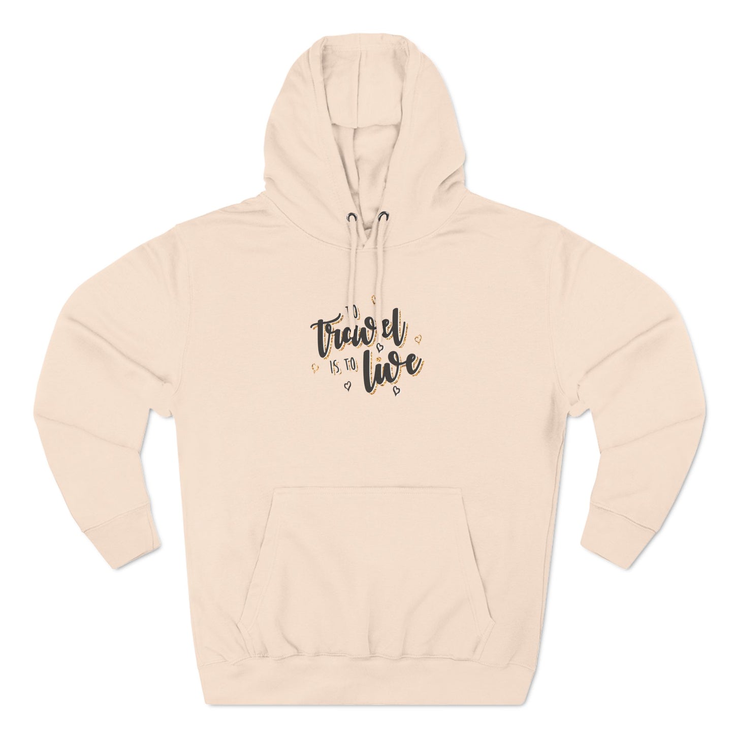 Three-Panel Fleece Hoodie To Travel