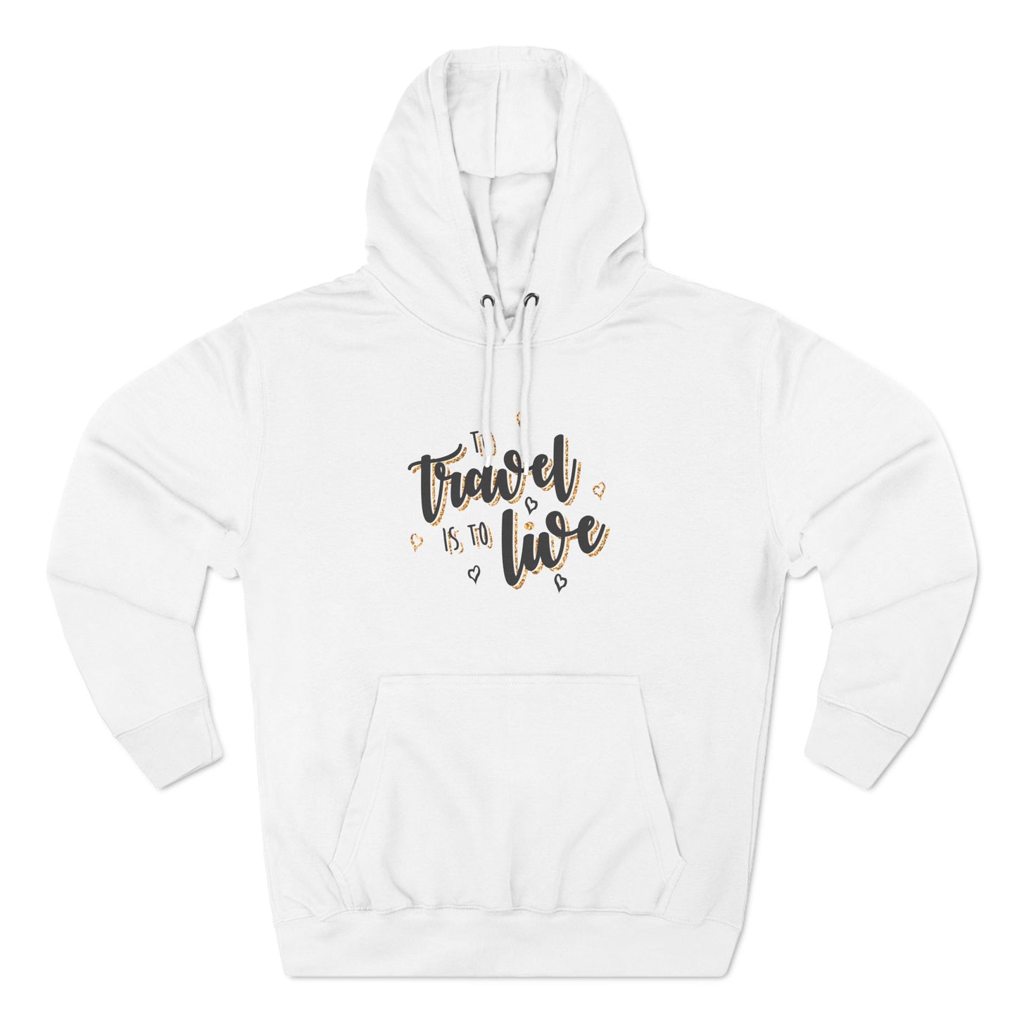 Three-Panel Fleece Hoodie To Travel