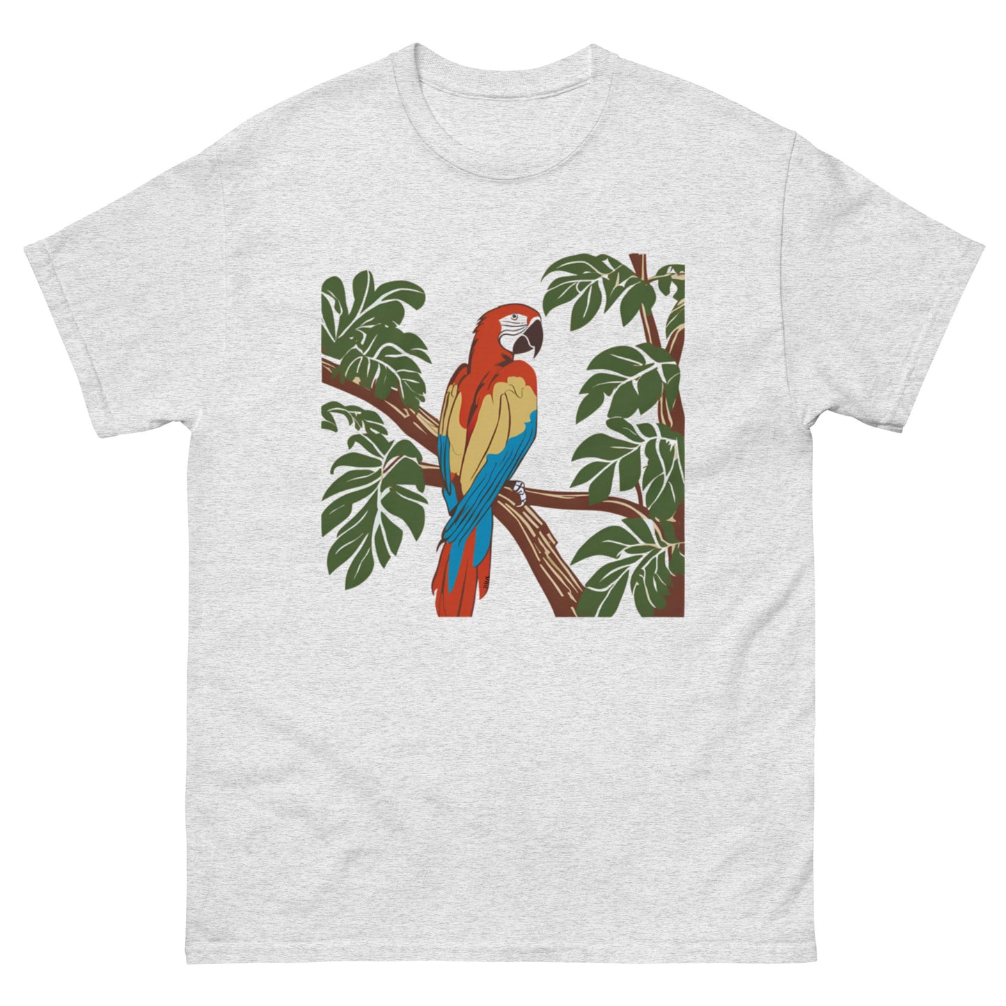 Unisex classic T-Shirt with Macaw